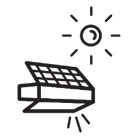 Integreret solpanel