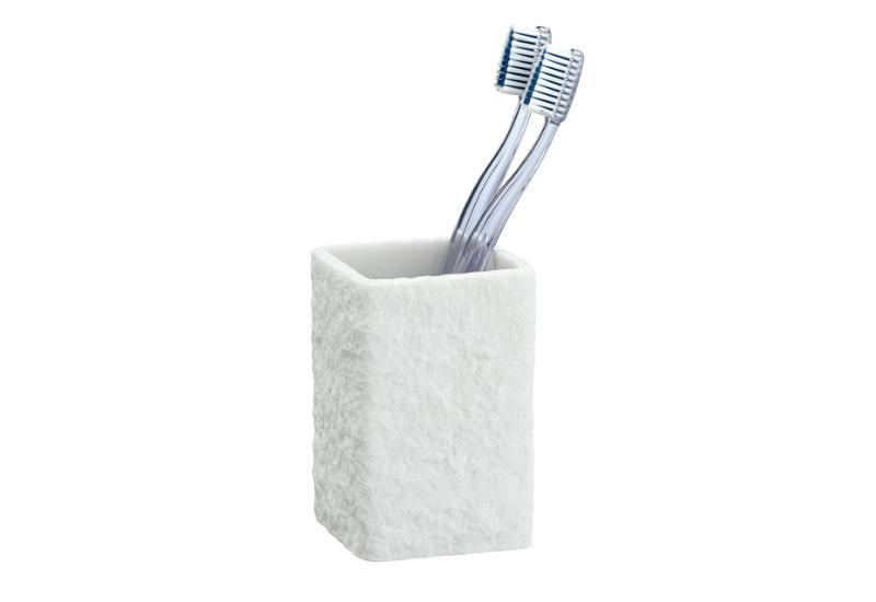 WENKO VILLATA VANDKRUS - HVID, POLYRESIN