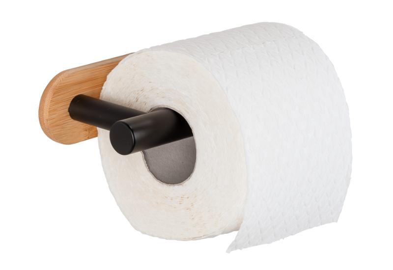 WENKO OREA TOILETRULLEHOLDER - BAMBUS