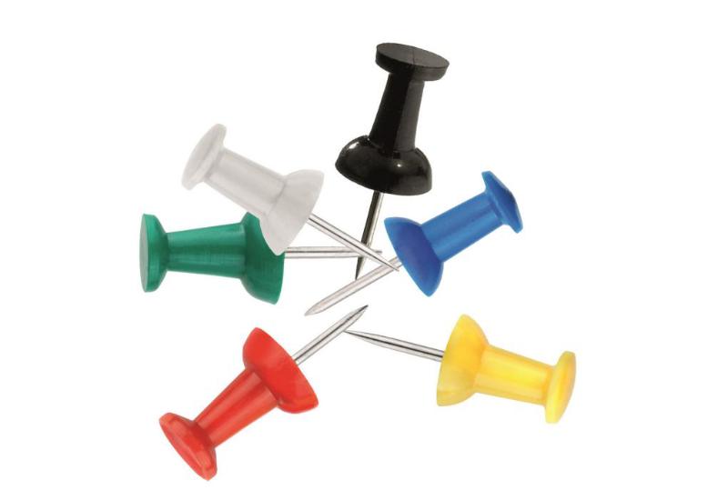 CONNEX TRYKSTIFTER - 20 STK - ASS. FARVET