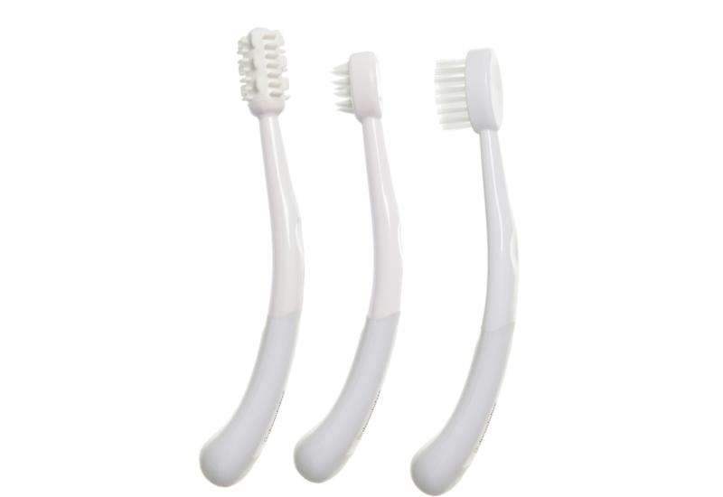 DREAMBABY TANDBØRSTE SÆT Á 3 STYKS - HVID