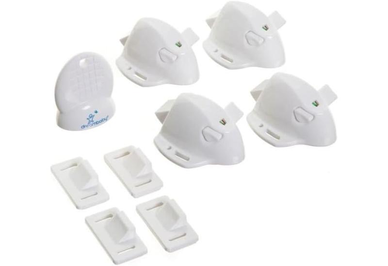 *DREAMBABY KLÆBENDE MAG LÅS - HVID