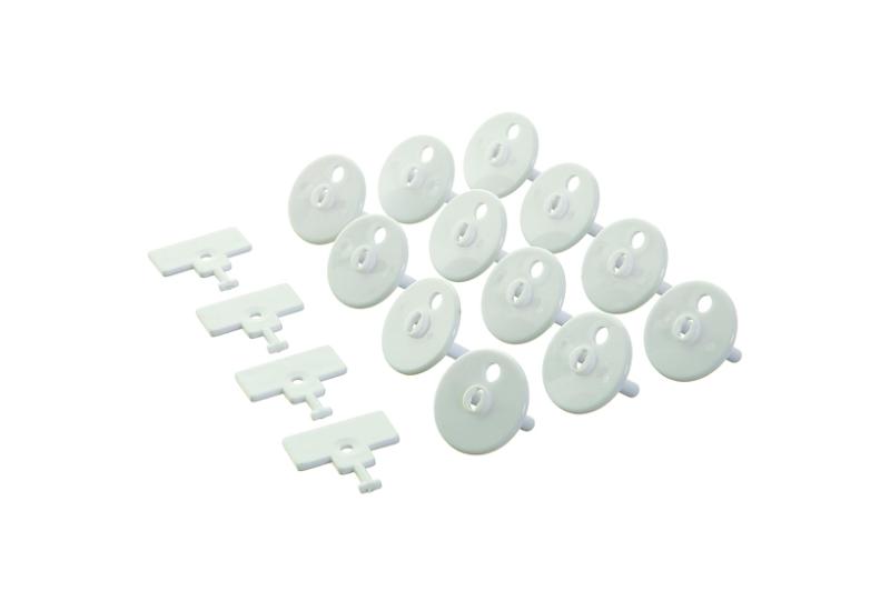 DREAMBABY SIKKERHEDSDÆKSEL T/ STIKKONTAKT 16 STK - HVID