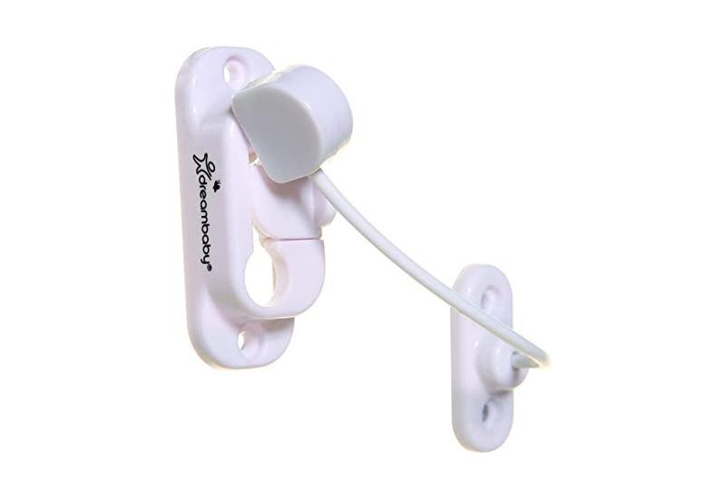 DREAMBABY VINDUESLÅS MED KABEL - HVID