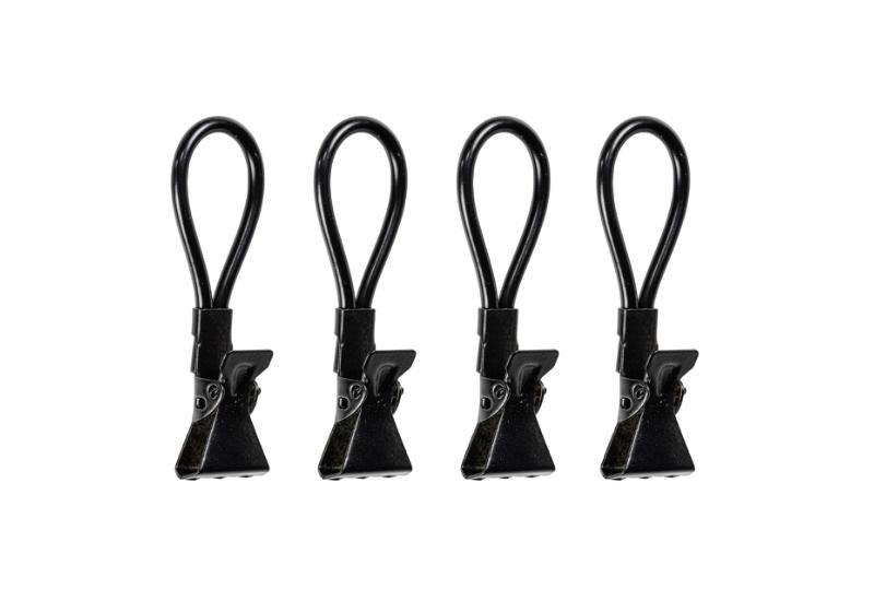 WENKO CLAMPING EYELETS,  BLACK