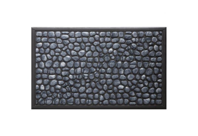 LAKO DØRMÅTTE - 75 X 45 CM - GRÅ STEN MOTIV