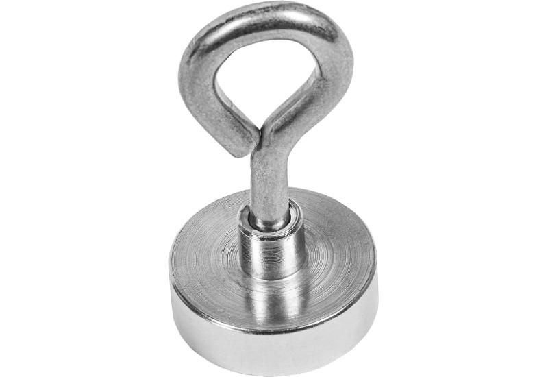 CONNEX NEODYMIUM MAGNET ØJEKROG - KROM