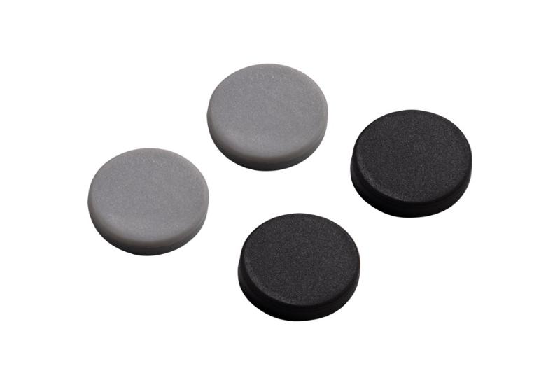 CONNEX NEODYMIUM SILIKONEBELAGTE RUNDE MAGNETER - KROM