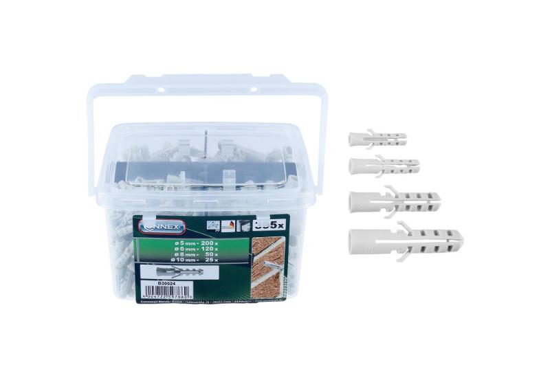 CONNEX RAWPLUGS 395 STK - GRÅ