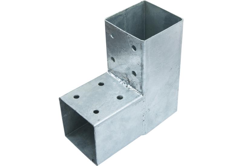 CONNEX STOLPEHJØRNE ENKELT - 200 X 185 MM - GALVANISERET STÅL