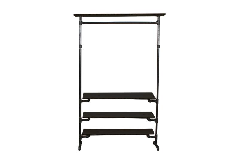 SIMPLE RACKS COPENHAGEN FRITSTÅENDE TØJSYSTEM - 4 HYLDER - 120 CM
